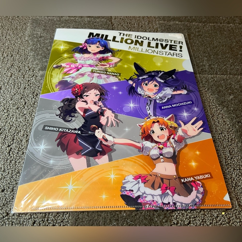 The Idolmaster / iDOLM@STER Million Live! Millionstars Clear File Folder Anime